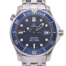 OMEGA Seamaster 300m 2561.80 Date blue Dial Quartz Boy's Watch L#142756