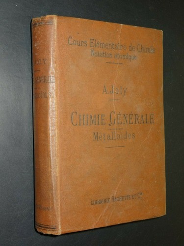 Chimie générale - chimie,