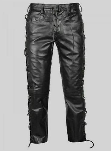 Homme cuir noir - homme, authentique