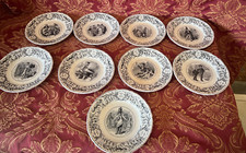 9 assiettes dessert Jules