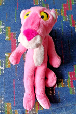 DB /  PELUCHE VINTAGE UNITED ARTISTS  LA  PANTHERE ROSE 1989  30 cm