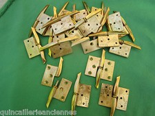 10 petites paumelles laiton