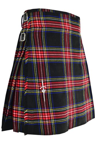 Kilt écossais noir tartan - Écossais,