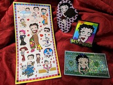 Vintage Betty Boop Stickers 1998 King Features Syndicate inc. Fleischer studios