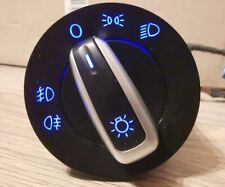 VW Golf Mk4 R32 Anniversary Bora Jubi Brushed Aluminium Headlight Switch *blue*