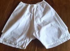 Antique Embroidered Cotton Slit Panties