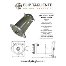 EFEL 36798 36568 12V 0,8KW MOTEUR ÉLECTRIQUE DELCO 19024676 19024728 PASSERELLE