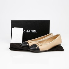 CHANEL Ballerines plates 38