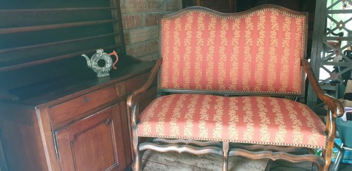 Canapé ancien deux places - ,