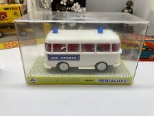 OLD MINIALUXE PLASTIC MINIBUS FLOIRAT AIR FRANCE ECH 1/43 EME
