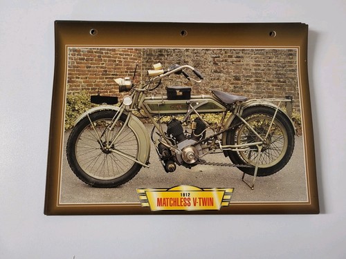 Matchless twin 1912 carte - v-twin,