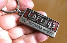 Porte clé métal plaque