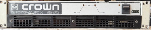 Crown micro tech 1200 power - micro-tech,