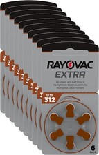 60 Piles Auditives Rayovac