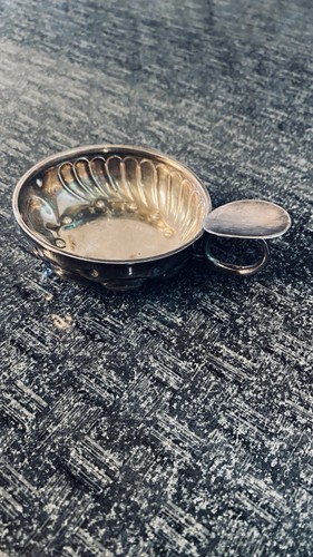 Tastevin argent massif - en,