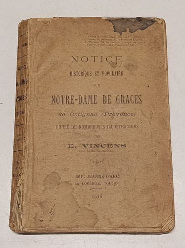Livre notice historique - :, et