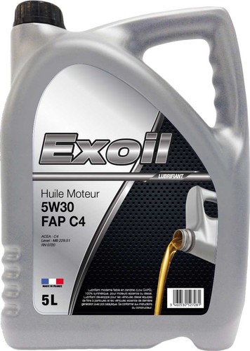 Huile moteur exoil 5w30 - huile, c4