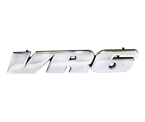 Sigle vr6 chromé calandre - chromé,