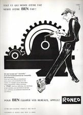 AD PUBLICITE MACHINES RONEO
