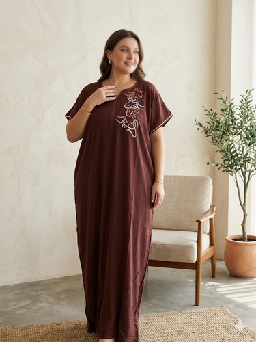 Robe tunique brodée - brodée, style