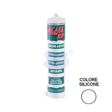 Mastic silicone blanc