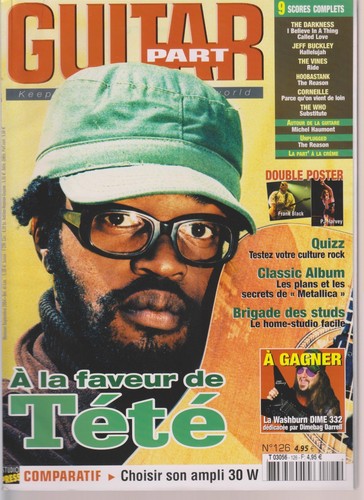 Guitar part 126 dvd - guitar, n°126