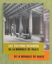 Paris Mint (2) 1982 Art Medals booklets "Les Editions Recentes" Monnaie de Paris