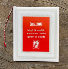 Certificat de Garantie Eumig -