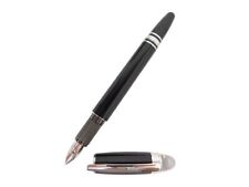 NEUF STYLO PLUME MONTBLANC STARWALKER PLATINUM MB8482 NOIR FOUNTAIN PEN NEW 605€