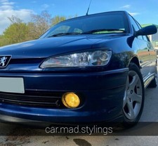 Black Plastic Eyebrows to fit PEUGEOT 306 Eyelids/Kit/Light/Brows/GTI6 1996-2003