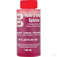 Huile semi-synthétique pour moteurs 2 temps 100ml tronçonneuses tondeuses