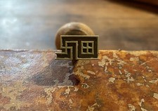 GILDING IRONS.  BRONZE FLOWERS. ref F 99 PERFECT CONDITION