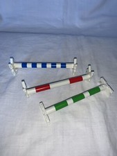 Playmobil Lot Of 3 Barriers Jump D Obstacles Du 4185 Riding Stable Riders