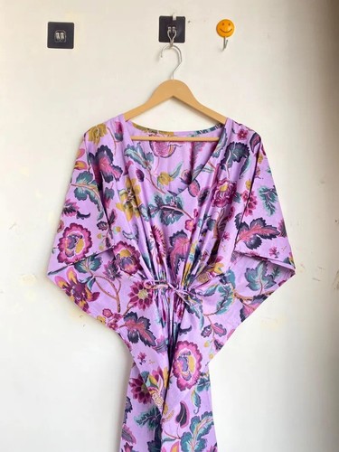 100 coton caftan indien fait - indien,