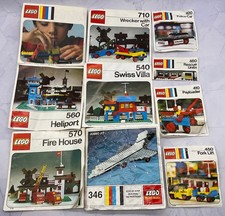 LEGO Instruction Manual Booklet, Brochure - Lot of 10 - See Pictures