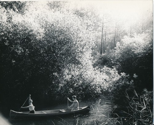 Les landes 1938 canoë - 1938,