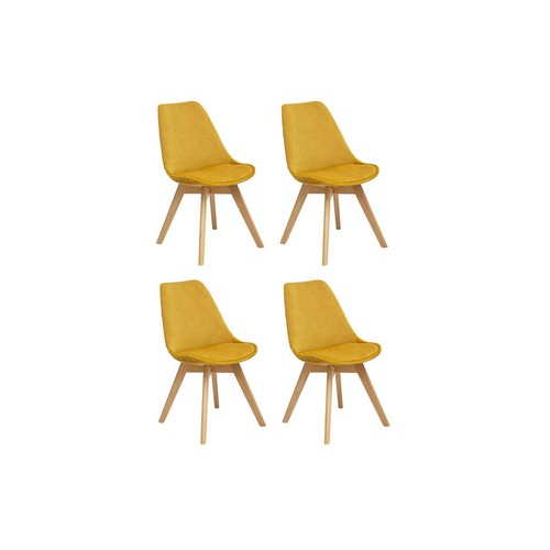 Lot chaises velours - lot, de