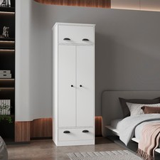 White Double Door and 1-Drawer