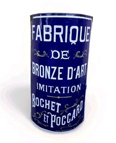 Très rare plaque - , ÉmaillÉe
