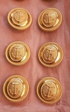 6 BOUTONS DE MARINE FNFL GM 23