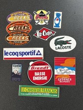 Lot of 12 Stickers Stickers - Antique - Different Brands