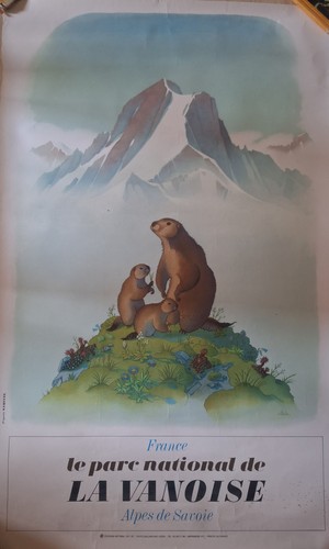 Ancienne affiche 1975 samivel - ancienne,