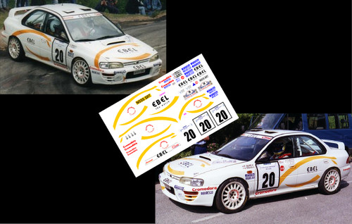 Decals subaru impreza - [decals, 1/43]