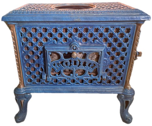 Poêle ancien décoratif godin - ancien,