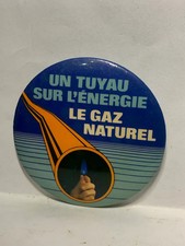 Un Tuyau sur l'energie le Gaz Natural  Button Pinback