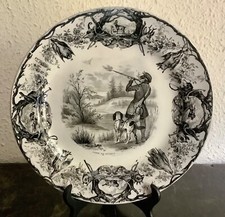 Ancienne Assiette - KERAMIS BOCH FRERES LA LOUVIERE - Médaille d’or 1847