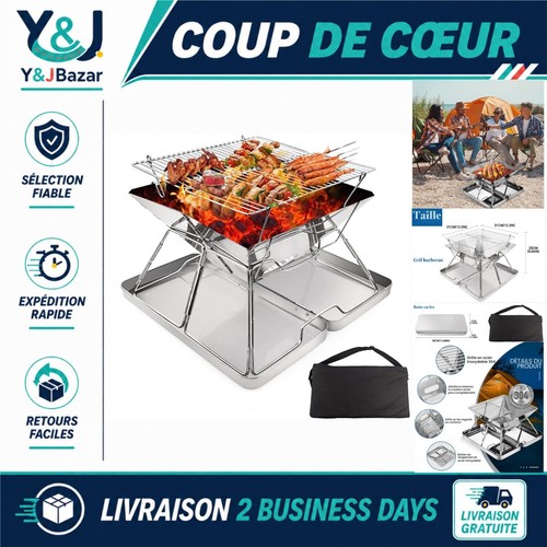 Barbecue camping pliable