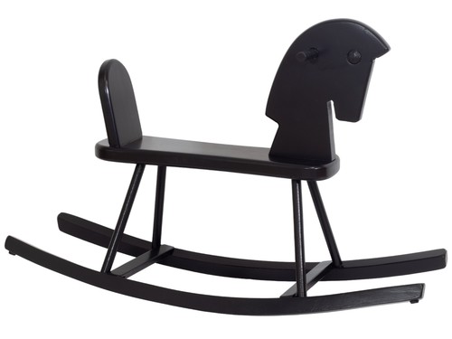Cheval bascule bois hêtre - bois,