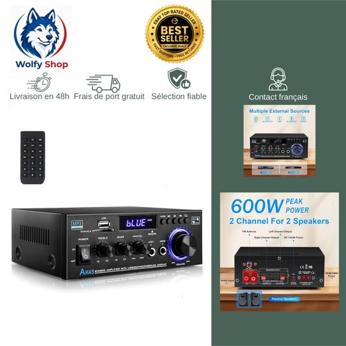 Amplificateur hifi stéréo - amplificateur,