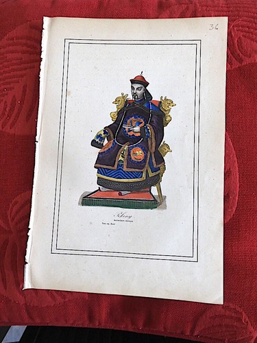 Gravure originale vers - 36,